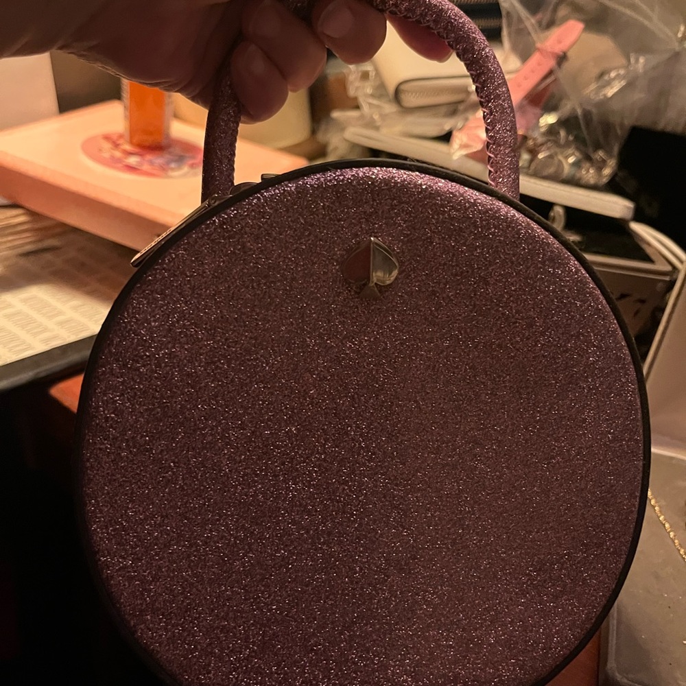 Brand new kate spade pink glitter bag